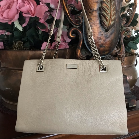 kate spade Handbags - Final Price Kate Spade Tan/Cream Purse